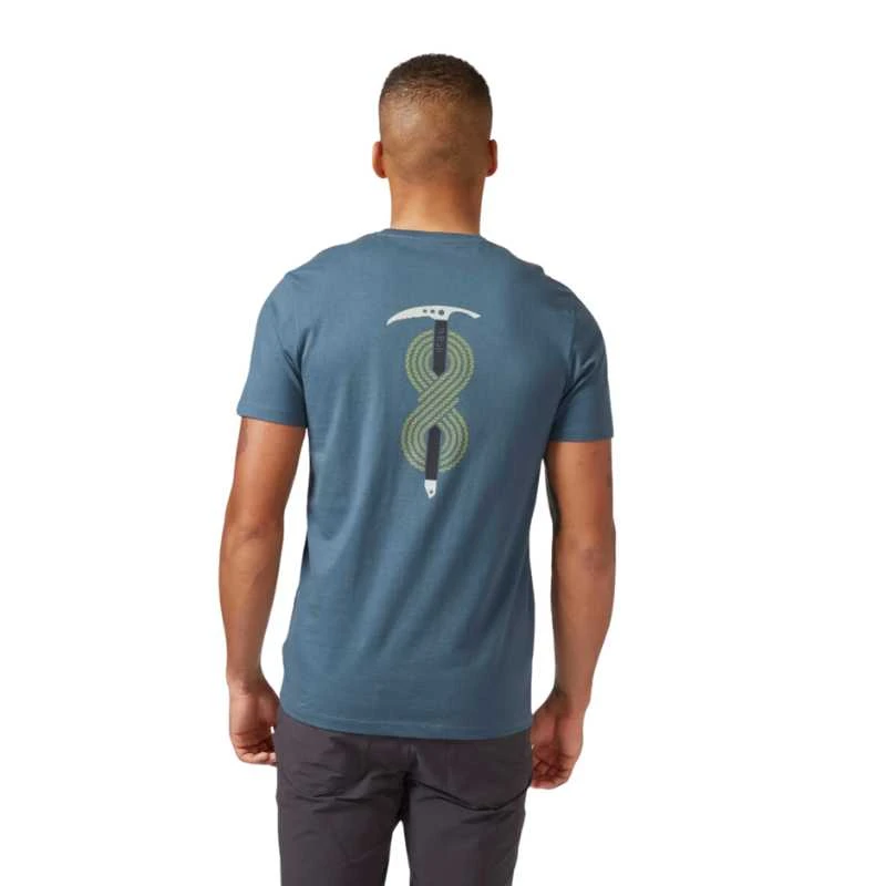 Vyriški marškinėliai Rab Stance Axe Tee - S - Chaki (Khaki)