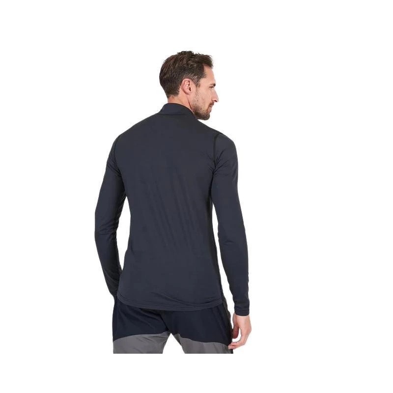 Vyriški termo marškinėliai Montane Dart Thermo Zip Neck - Juoda - M