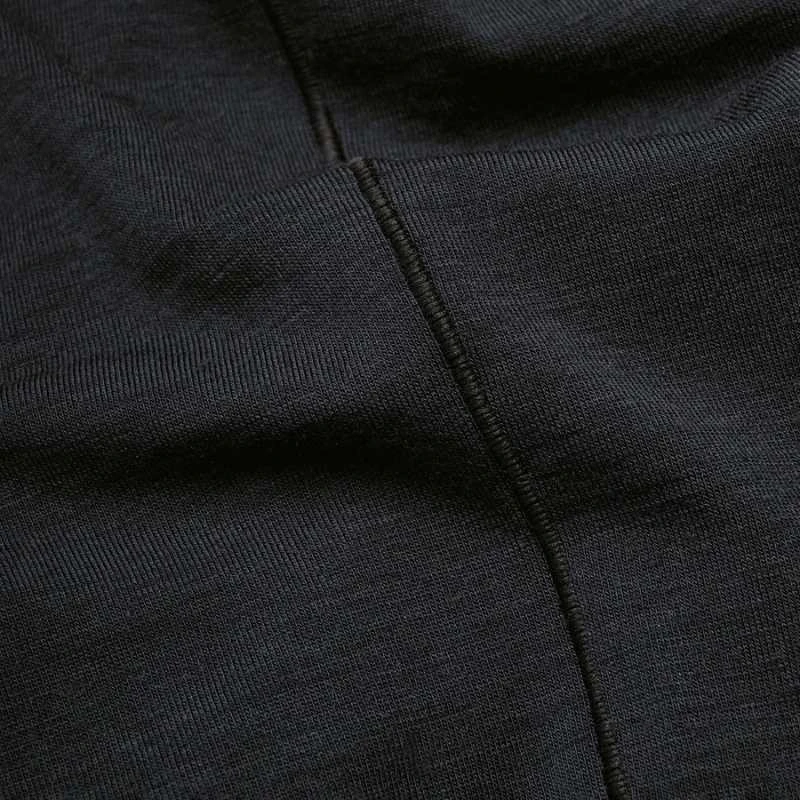 Vyriški termo marškinėliai Montane Malli LS Zip T Shirt - Juoda - XL