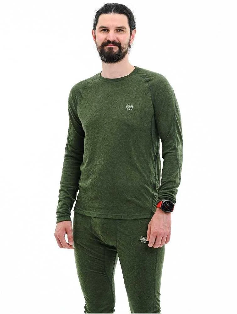 Vyriški termo marškinėliai Turbat Retezat Top Men's - XXL - Žalia