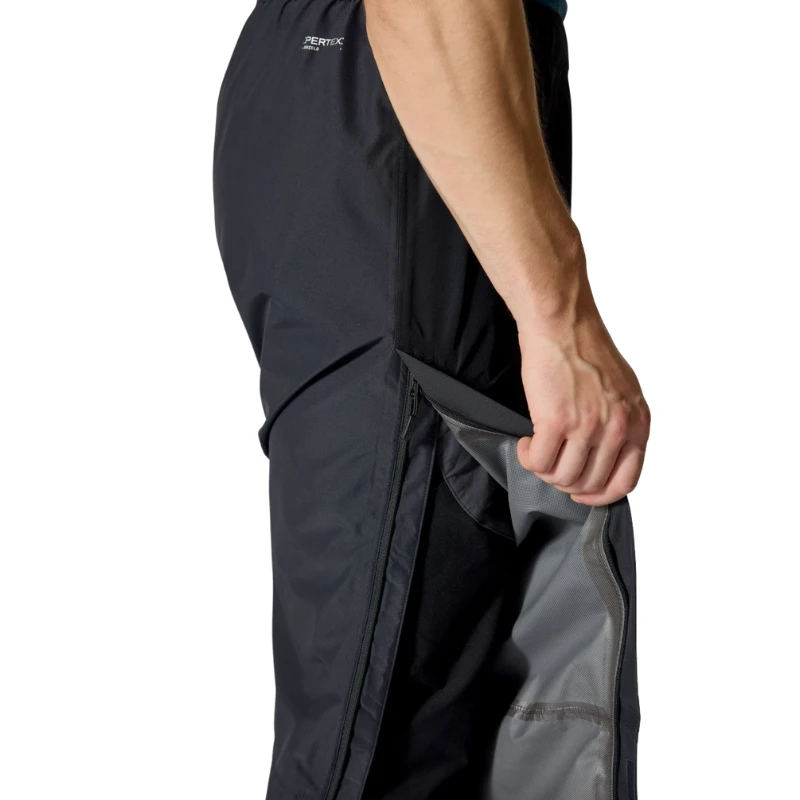 Vyriškos kelnės nuo lietaus Rab Downpour Pants Short Leg - Juoda - XL