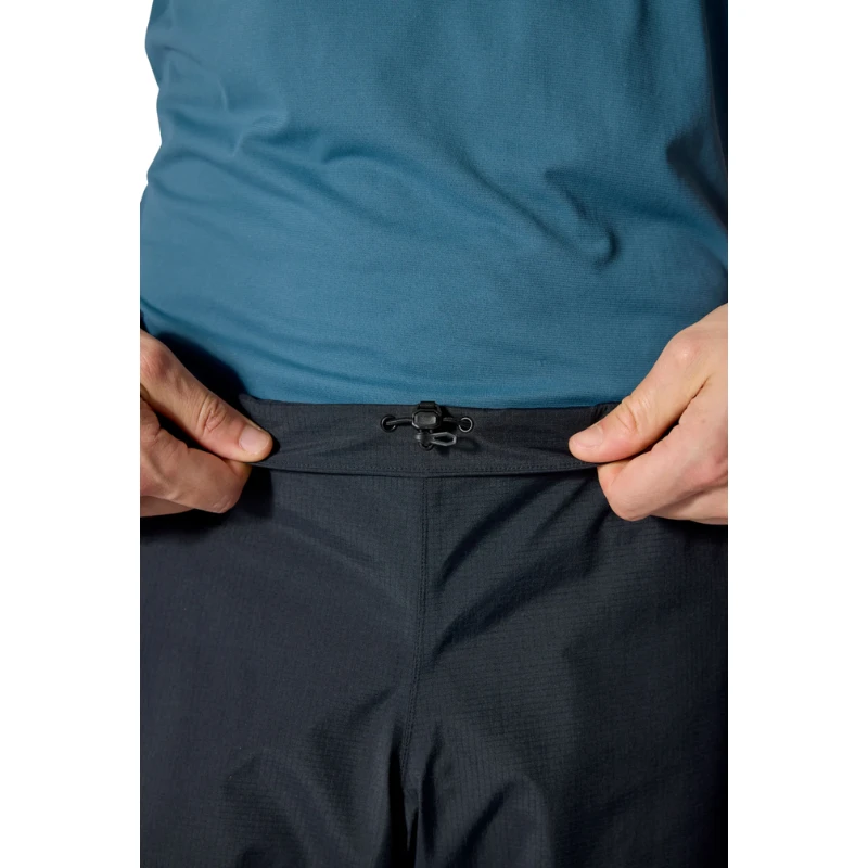 Vyriškos kelnės nuo lietaus Rab Firewall Mountain Pants Regular Leg - Juoda - M