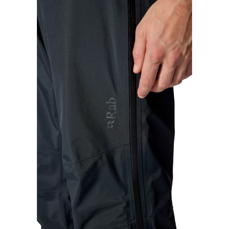 Vyriškos kelnės nuo lietaus Rab Firewall Mountain Pants Regular Leg - Juoda - M