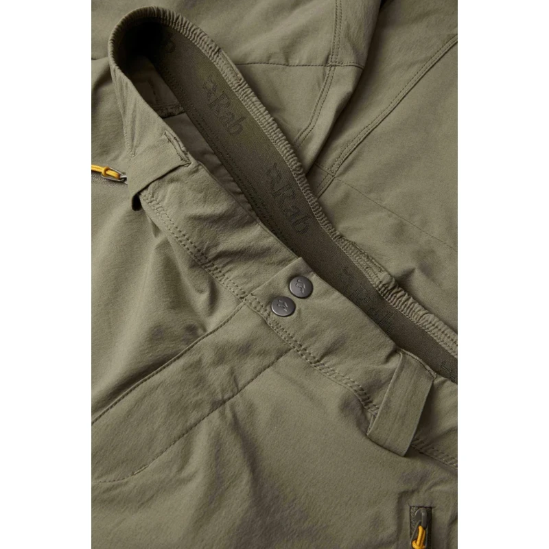 Vyriškos kelnės Rab Ascendor Light Pants Short Leg - L - Pilka
