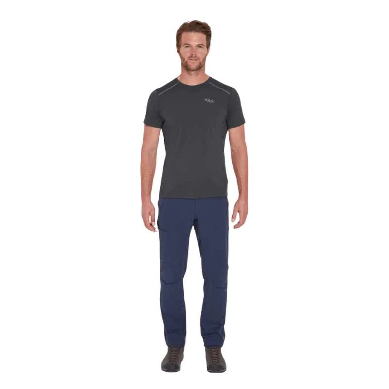 Vyriškos kelnės Rab Incline Pants Short Leg - XL - Tamsiai pilka