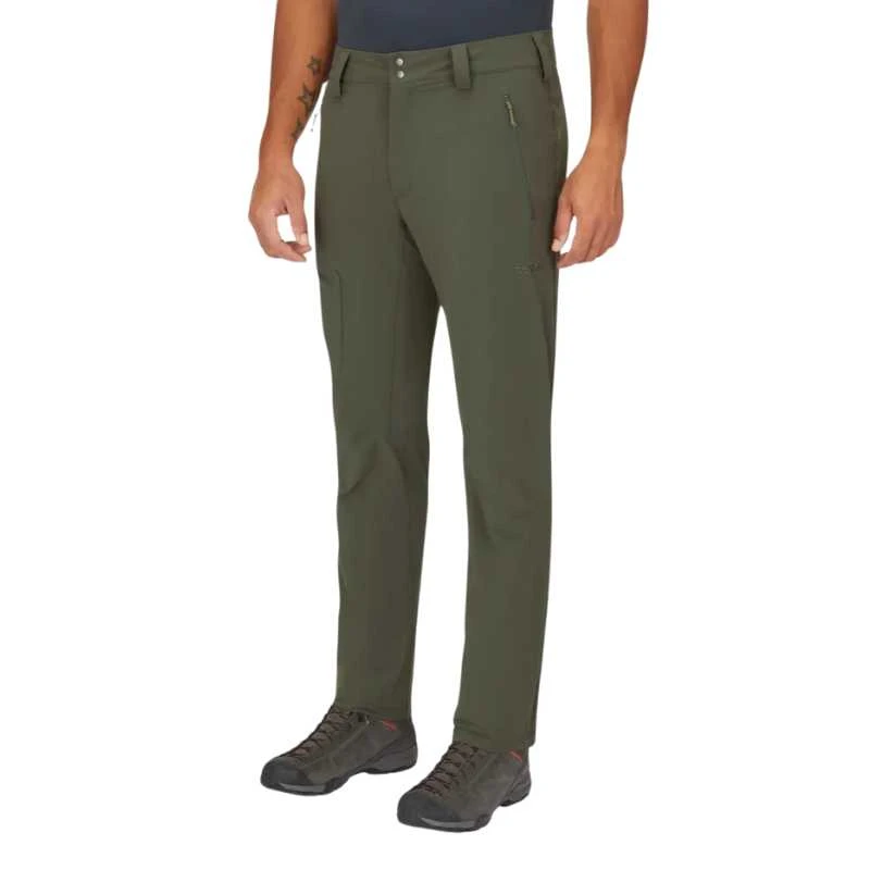 Vyriškos kelnės Rab Incline Pants Short Leg - XL - Tamsiai pilka