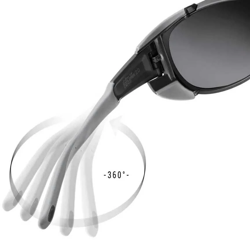 JLB Prancūzija Akiniai Julbo Explorer 2.0 dark mėlynas/ mėlynas Reactiv 2-4 polarized