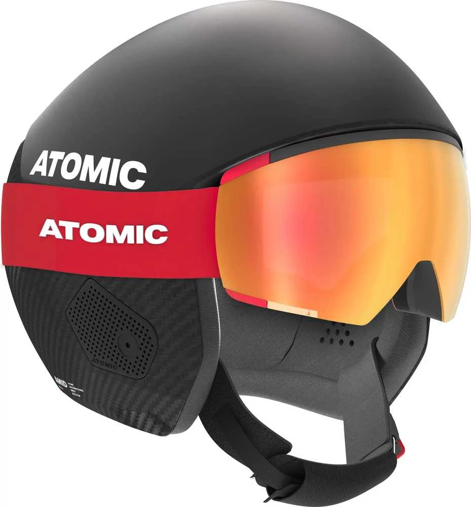 Austrija Atomic Redster WC CTD juodas AMID carbon slidinėjimo šalmas - XL (59-61cm)