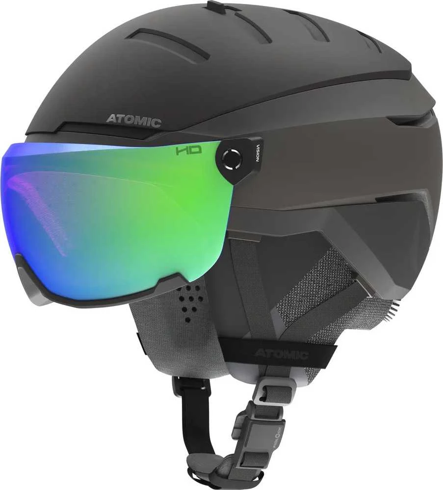 Austrija Atomic Savor GT AMID Visor HD C2-3 juodas slidinėjimo šalmas - XL (63-65 cm)