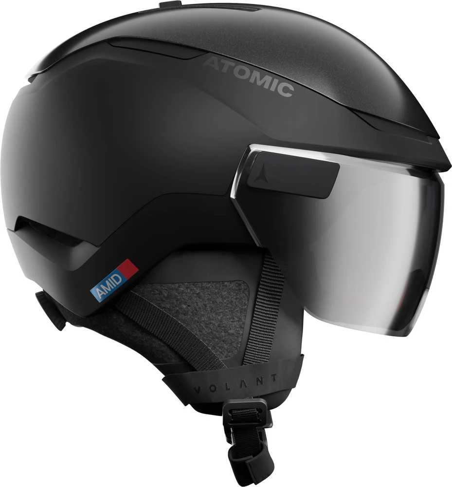 Austrija Volant AMID Visor HD Plus juodas slidinėjimo šalmas - L-(59-63cm)