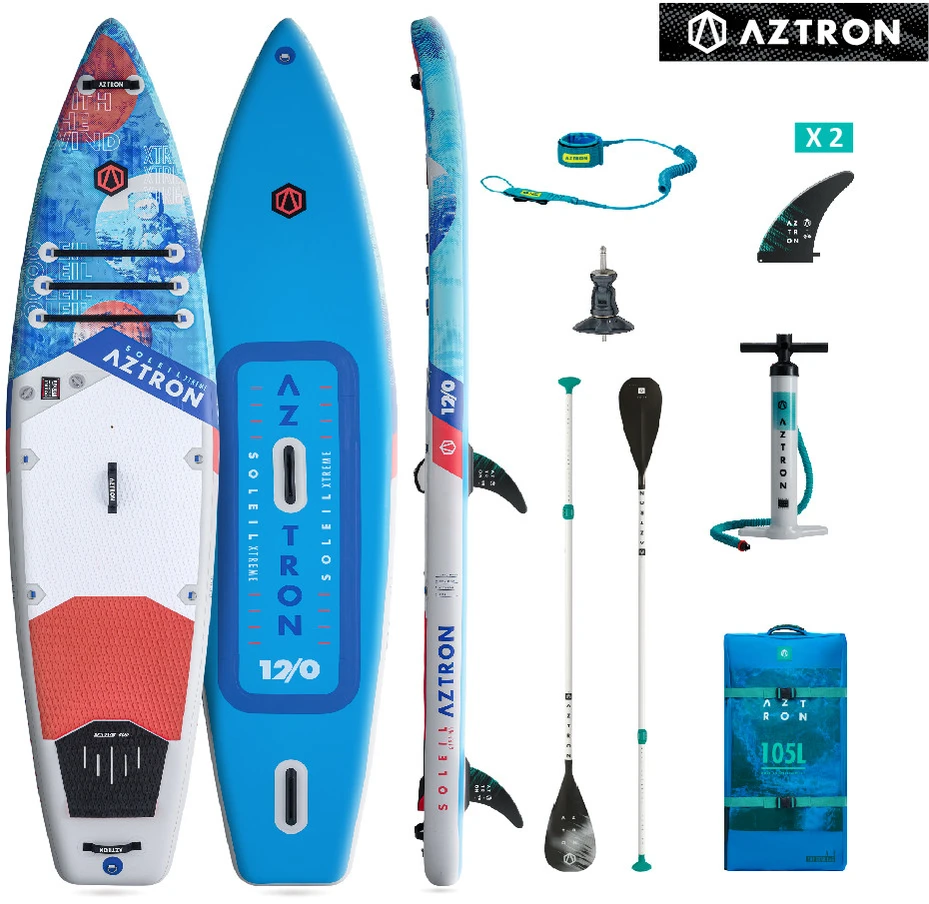 Aztron Soleil Xtreme 12'0" – pripučiama Touring / Windsurf SUP irklentė 366 cm