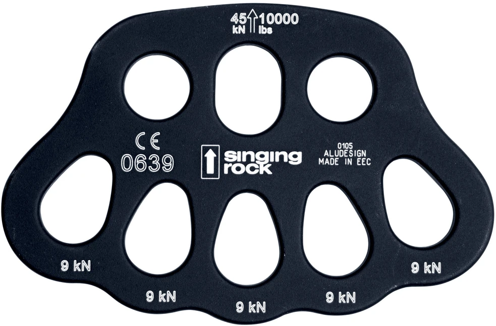 Čekija Singing Rock Rigging Plate 3/5 saugos taškų plokštelė