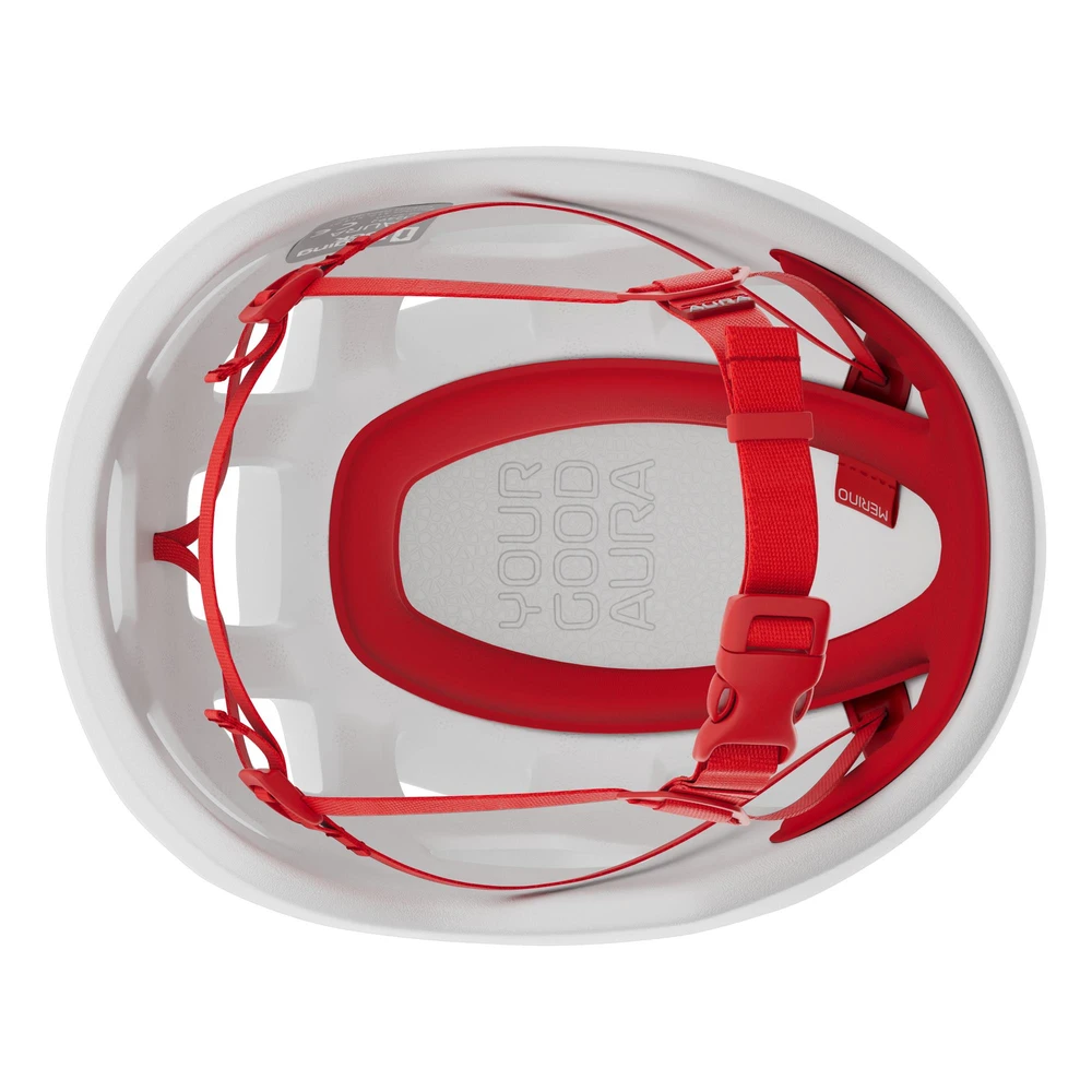 Čekija Singing Rock Aura baltas pure red alpinistinis šalmas - L (56-61 cm)