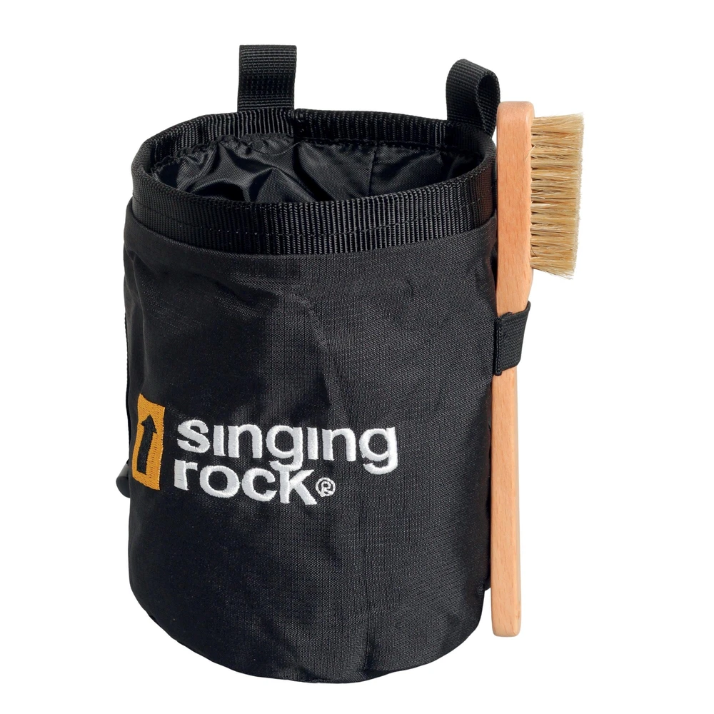 Singing Rock magnezijos maišelis su šepetėliu