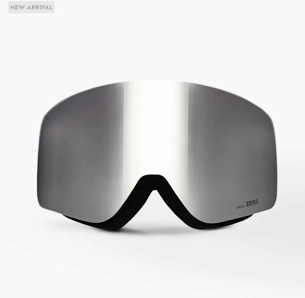 Vokietija Clew Magnetic Slim juodas goggle 3 lęšiai