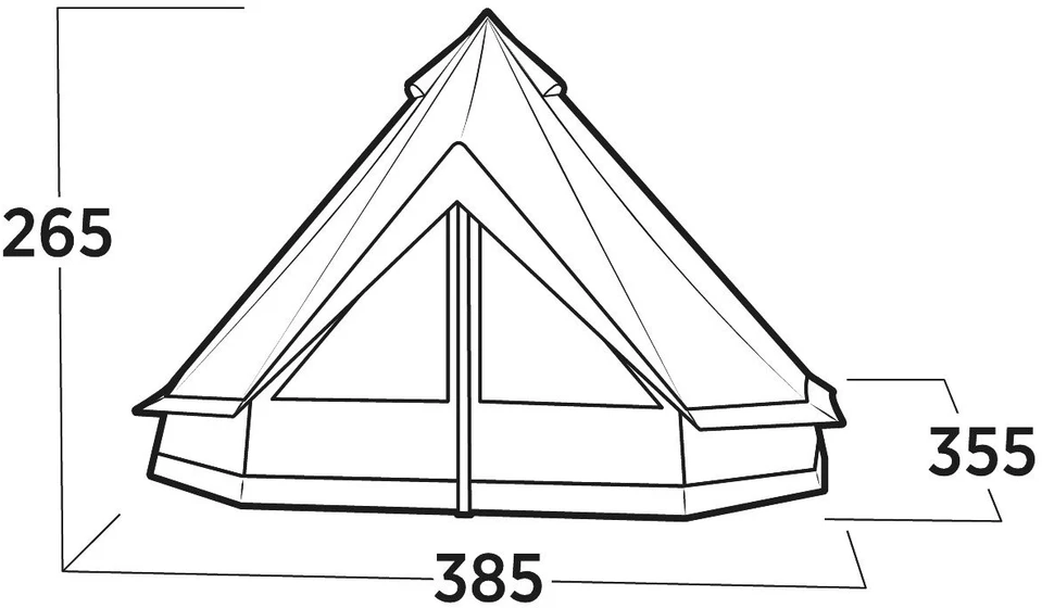 Danija Easy Camp Vaulen Tipi glamping palapinė