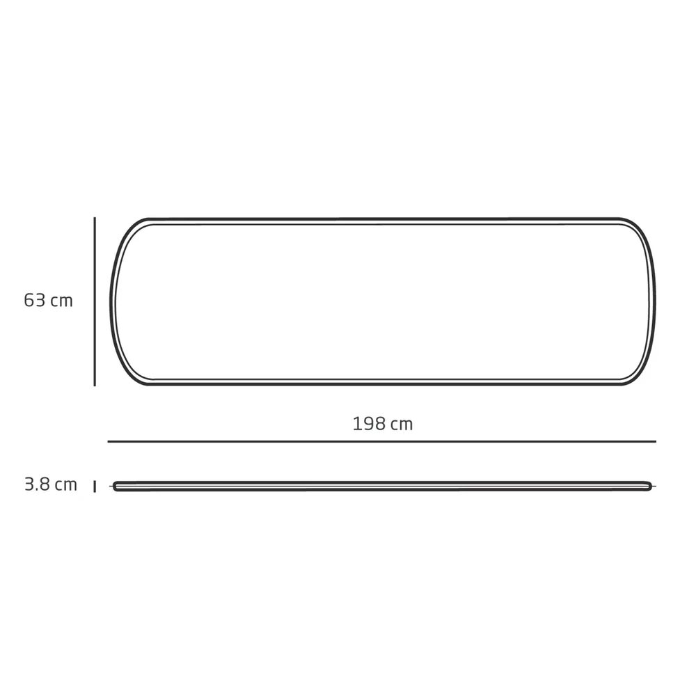 Danija Grand Canyon Hattan 3.8 L Pro Misty Mėlyna savaime prisipučiantis kilimėlis