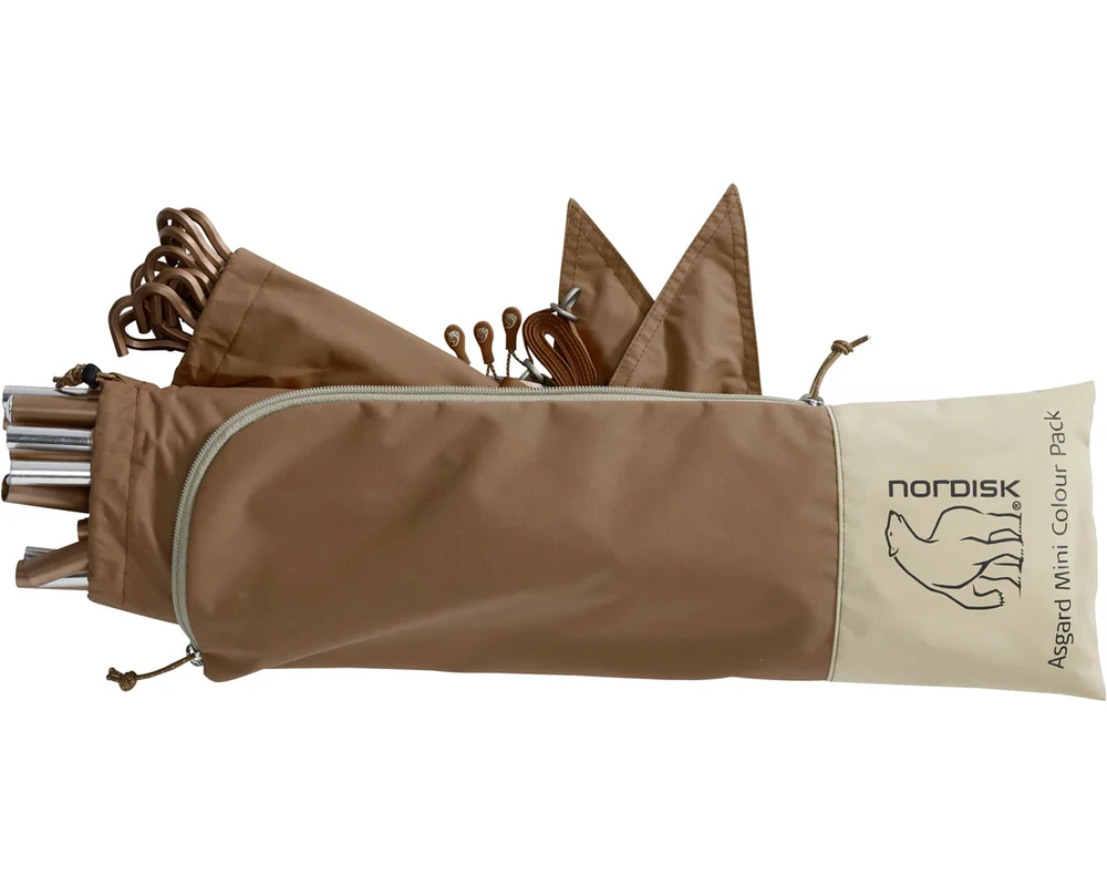 Danija Nordisk Asgard Mini Colour Pack Dachshund Chocolate palapinės kuoliukai