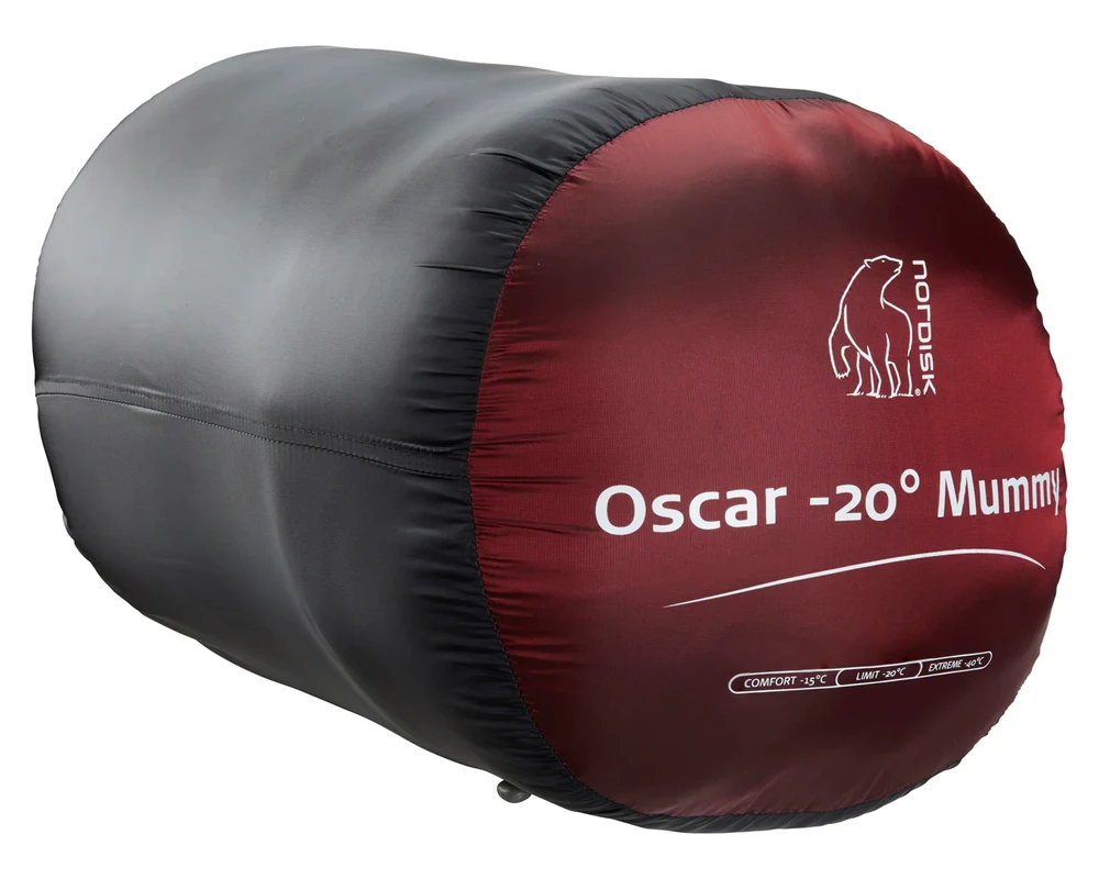 Danija Nordisk Oscar -20C mummy rio red miegmaišis - Large (205 cm)