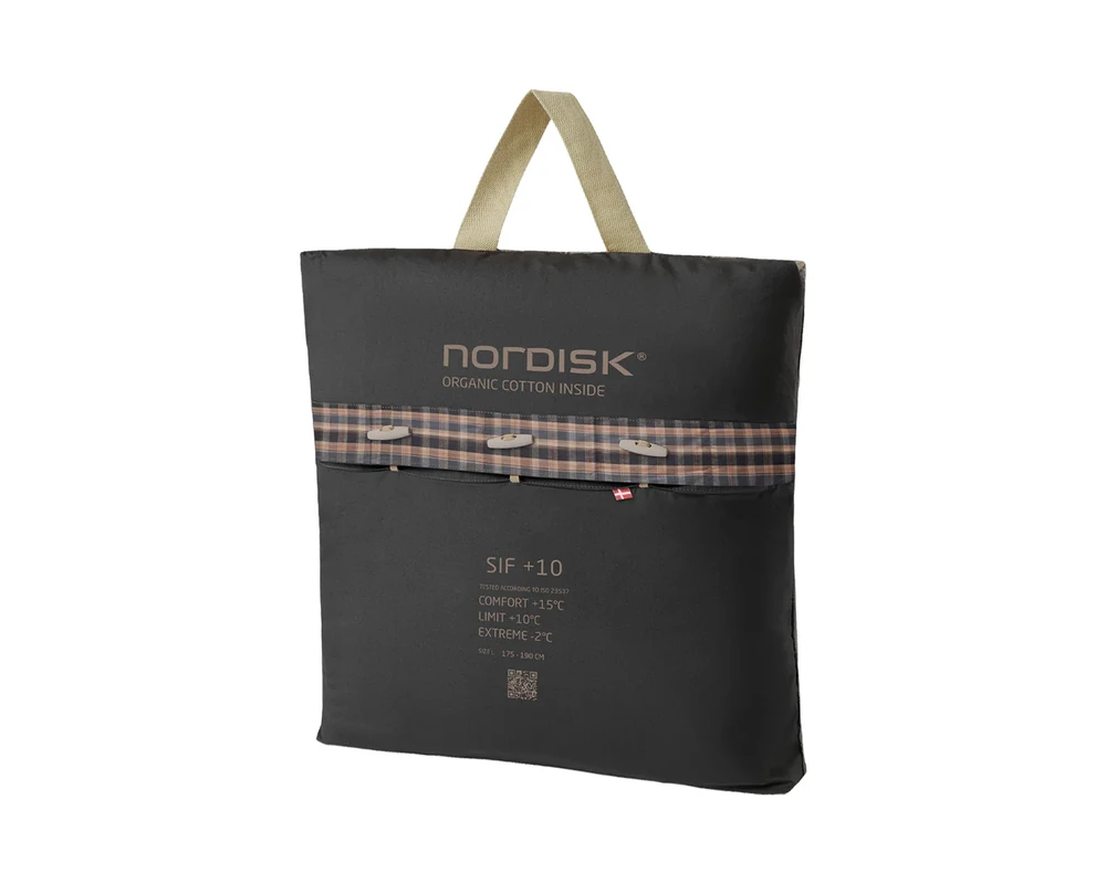 Danija Nordisk Sif ±0 C Blanket obsidian juodas miegmaišis - Medium (190 cm)