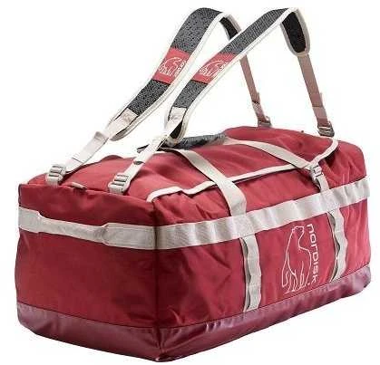 Danija Nordisk Skara 70L gear bag burnt red krepšys