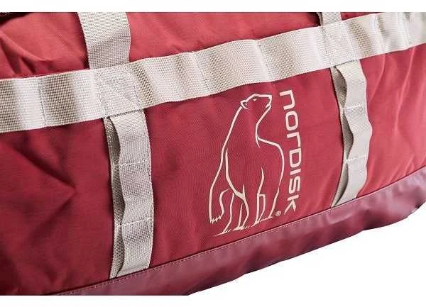Danija Nordisk Skara 70L gear bag burnt red krepšys