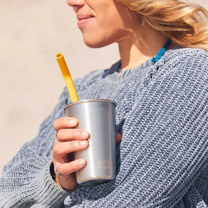 JAV Daugkartiniai šiaudeliai Klean Kanteen 8mm Straw 4-Pack
