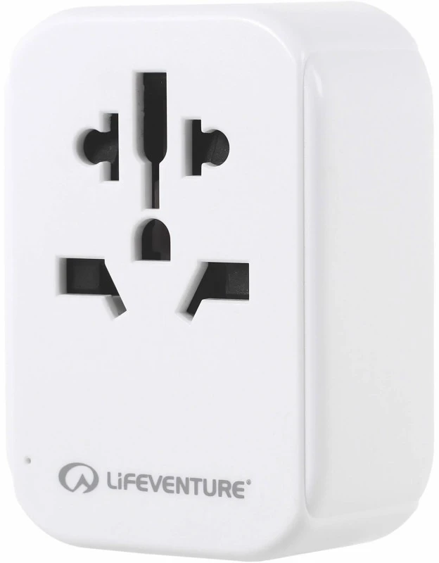 Elektros lizdų adapteris Lifeventure World to Europe USB
