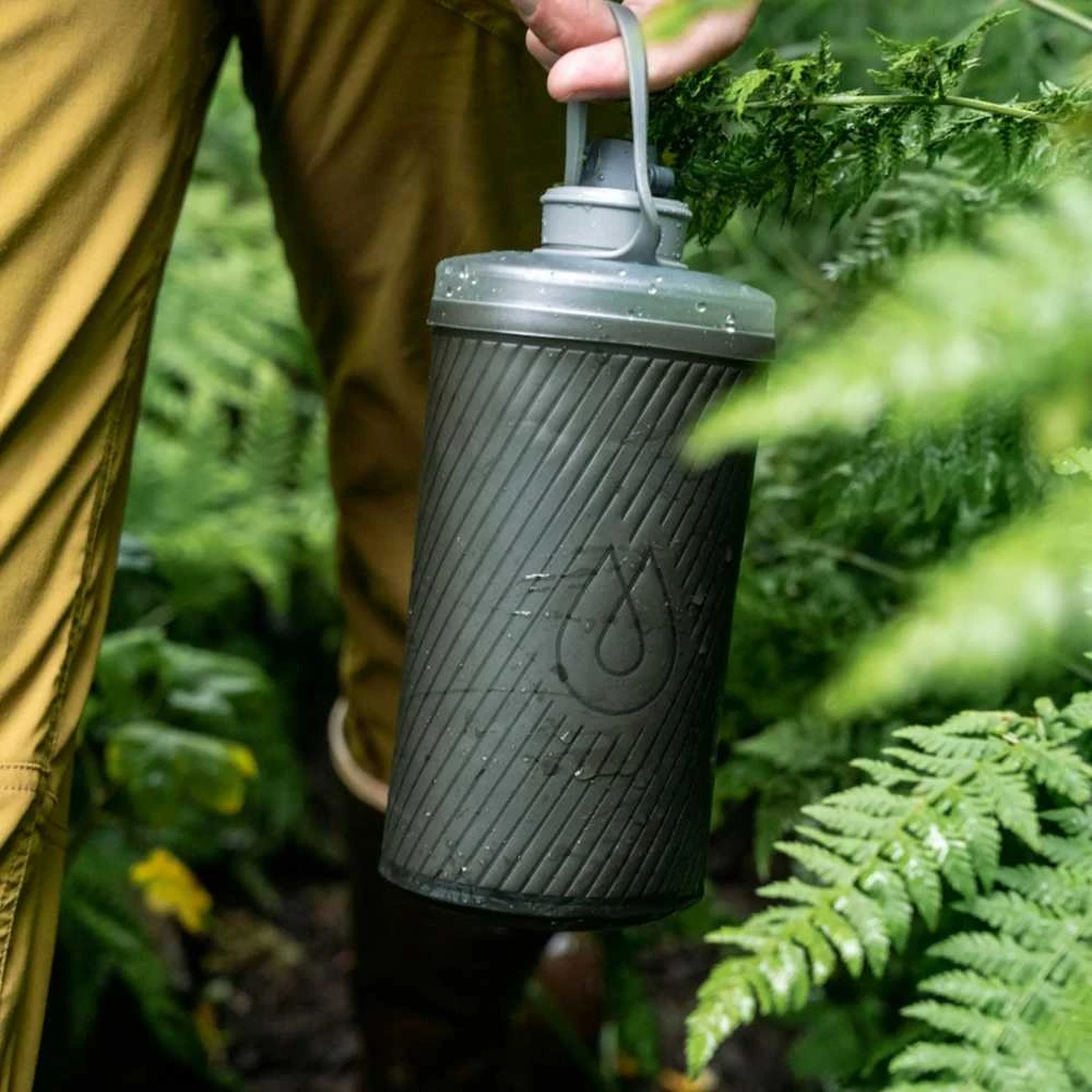 JAV Gertuvė HydraPak Flux 1.5L mammoth pilkas