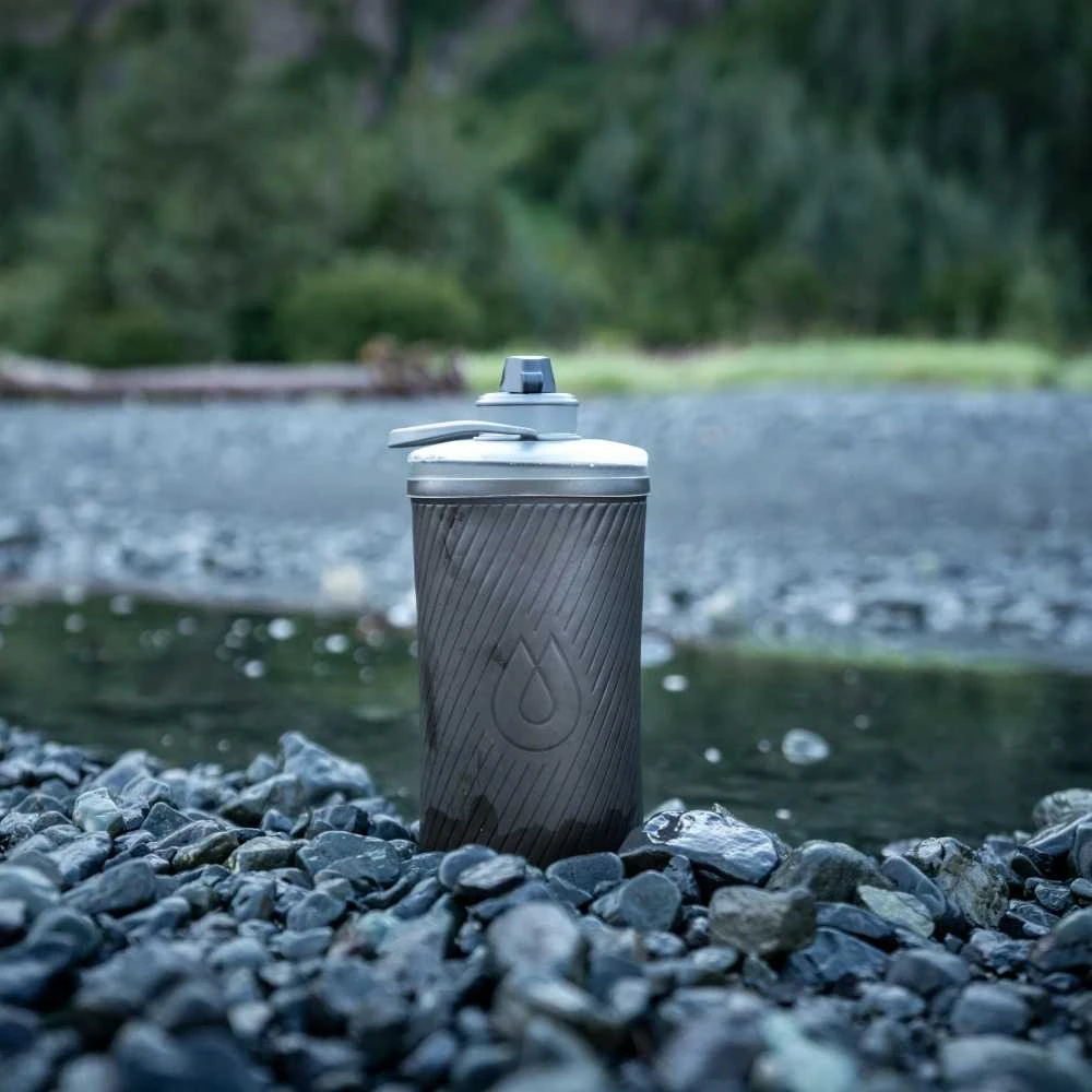 JAV Gertuvė HydraPak Flux 1.5L mammoth pilkas