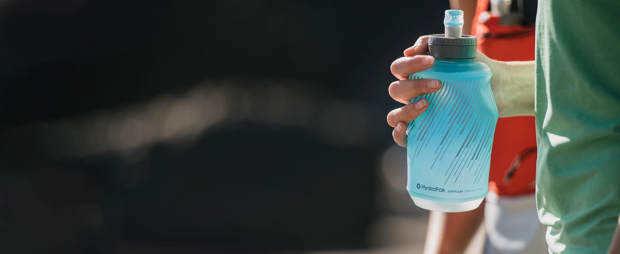 Hydrapak Sulankstoma gertuvė HydraPack Softflask 500 - Malibu Mėlyna