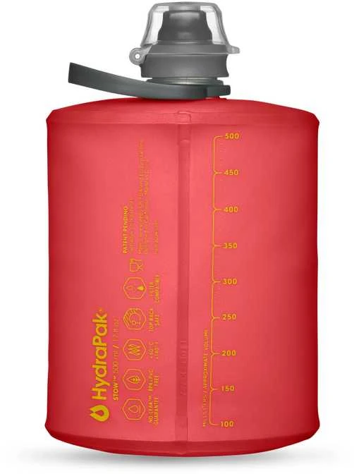 JAV HydraPak Stow Bottle 500ml redwood gertuvė