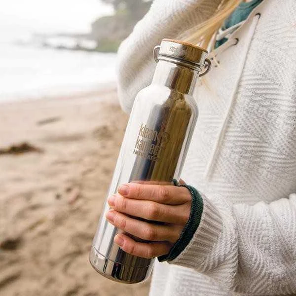 JAV Gertuvė Klean Kanteen Reflect 532ml Bamboo kepuraitė