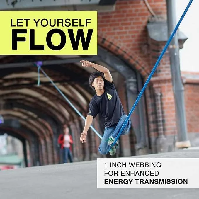 Kinija Gibbon Flow Line TreeWear Slackline Set 25m/2,5 cm