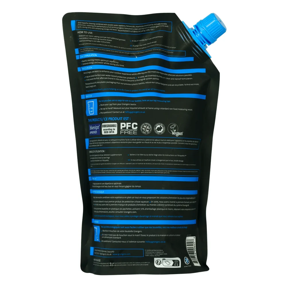 Grangers Wash+Repel 1L ploviklis ir impregnatorius
