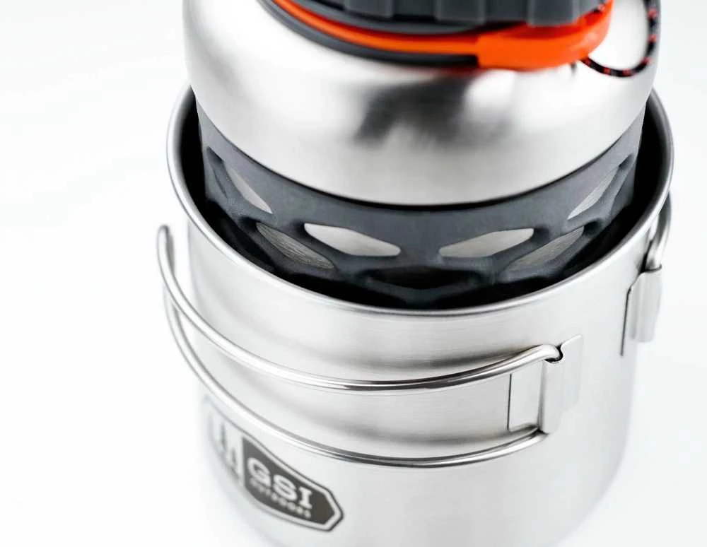 Turistinis puodelis GSI Outdoors Stainless Bottle Cup/Pot 710 ml