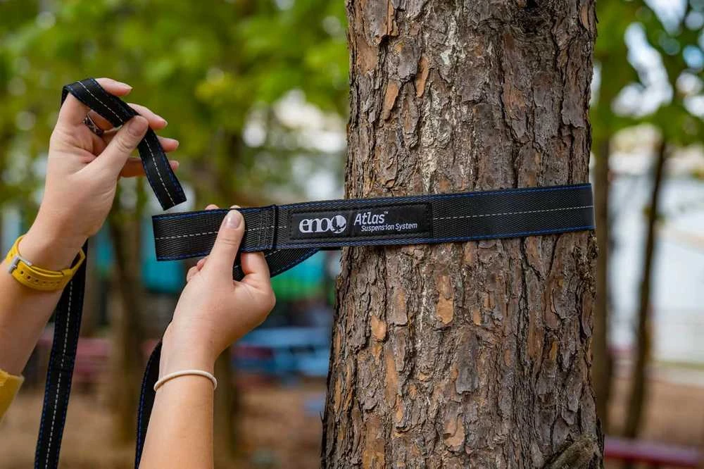 JAV Hamakų tvirtinimo juosta Eno Atlas charcoal navy