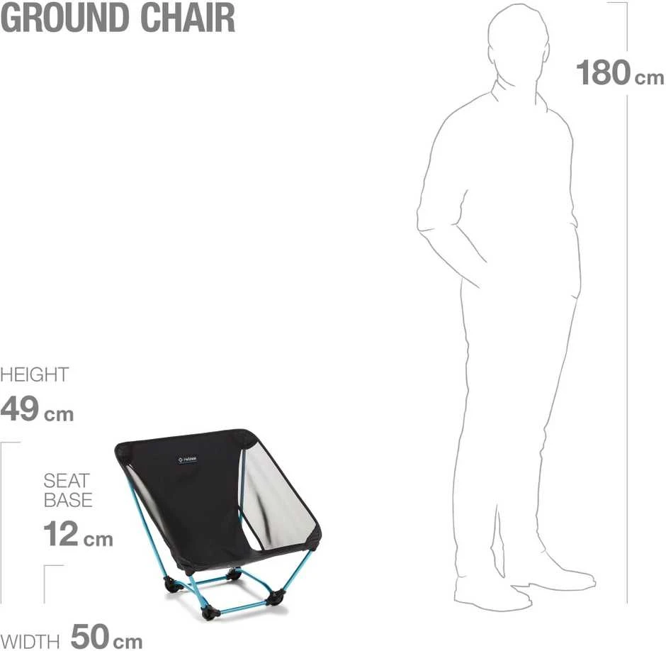 JAV Turistinė kėdė Helinox Ground Chair - Ruda