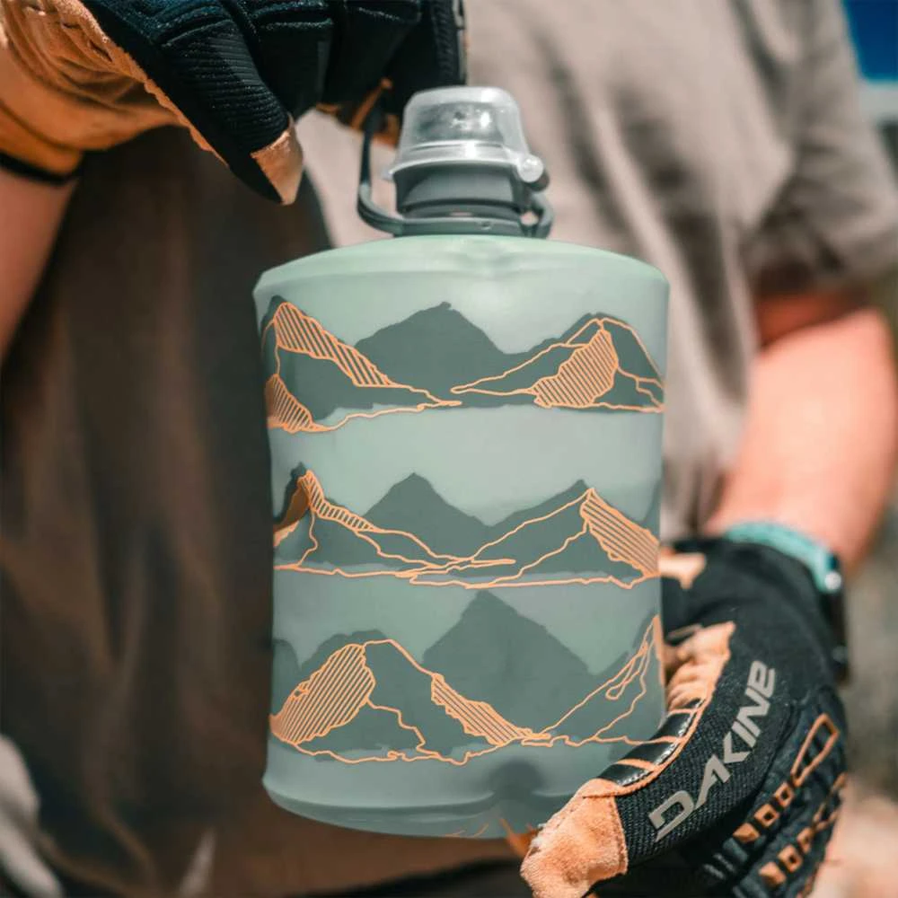 JAV HydraPak Stow Mountain Bottle 500ml tahoe mėlynas gertuvė