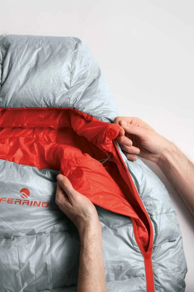 Italija Ferrino Lightec -4C Down regular light pilkas pūkinis miegmaišis