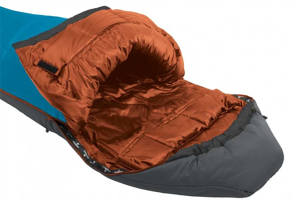 Italija Ferrino Nightec 800 olive žalias žieminis miegmaišis - L (kairė)