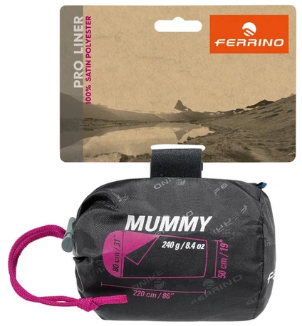 Italija Ferrino Pro Liner Mummy – miegmaišio įdėklas