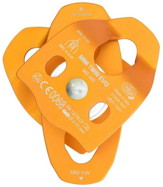Kong Mini Twin Evo skriemulys, oranžinis