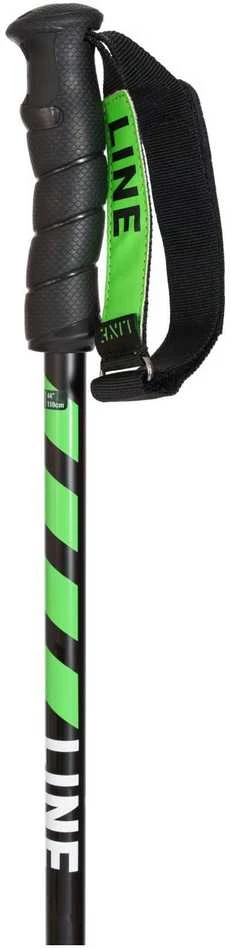 Italija Line Grip Stick neon žalias slidinėjimo lazdos - 125 cm