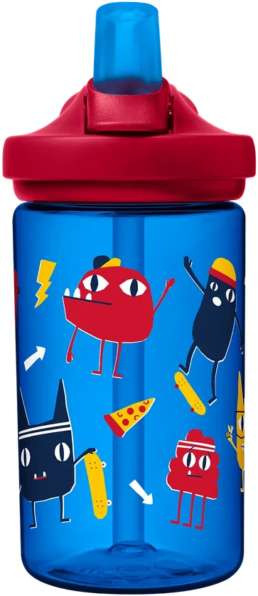 JAV CamelBak Eddy+ kids 0.4 L skate monsters gertuvė