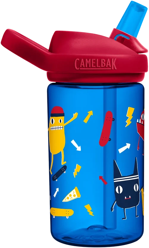 JAV CamelBak Eddy+ kids 0.4 L skate monsters gertuvė