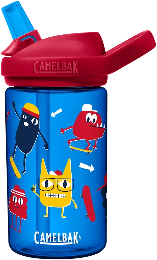JAV CamelBak Eddy+ kids 0.4 L skate monsters gertuvė