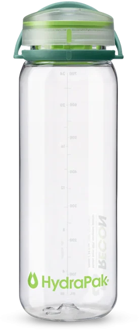 JAV Gertuvė HydraPak recon 1L clear/evergreen and lime gertuvė