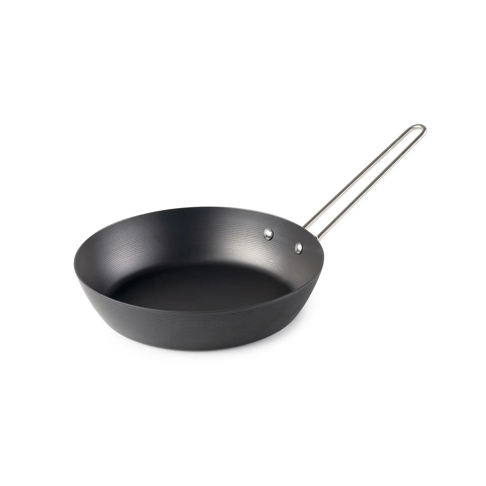 JAV GSI Carbon Steel Keptuvė 20 cm – anglinio plieno keptuvė su sulankstoma rankena