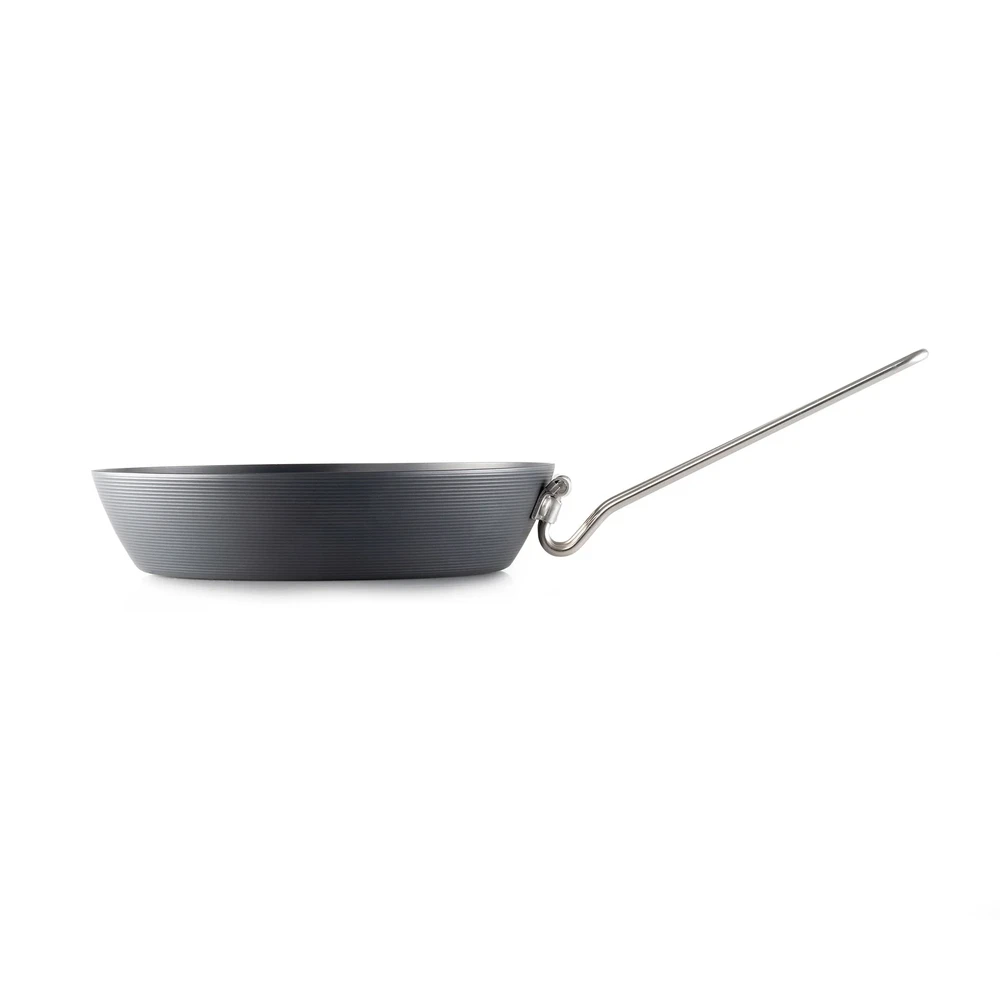 JAV GSI Carbon Steel Frypan 25 cm – anglinio plieno keptuvė su sulankstoma rankena